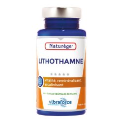 LITHOTHAMNE - REMINÉRALISANT & ALCALINISANT - 60 GÉLULES VÉGÉTALES 745 MG - NATURÈGE VIBRA