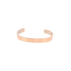 Bracelet cuivre CARDAMONE patiné 6 aimants - Taille M